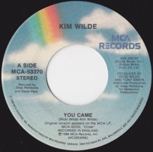 You Came by Kim Wilde