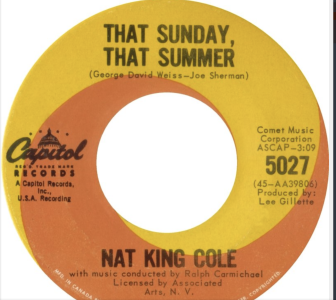That Sunday, That Summer by Nat King Cole