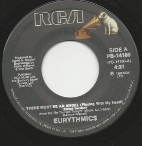 There Must Be An Angel (Playing With My Heart) by Eurythmics