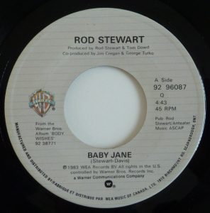 Baby Jane by Rod Stewart