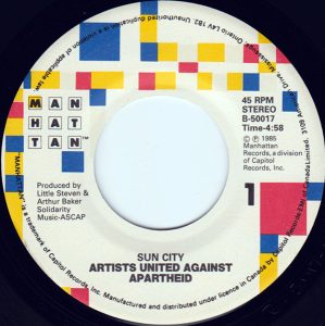 Sun City by Artists United Against Apartheid