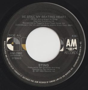 Be Still My Beating Heart by Sting