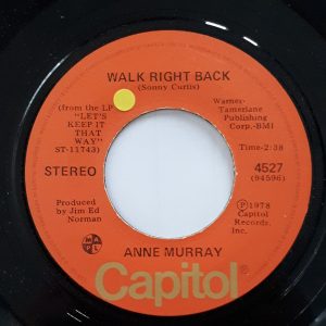 Walk Right Back by Anne Murray