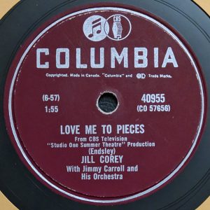 Love Me To Pieces by Jill Corey