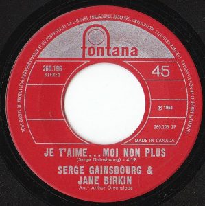 Je T’aime Moi Non Plus by Jane Birkin and Serge Gainsbourg Je T’aime Moi Non Plus by Jane Birkin and Serge Gainsbourg