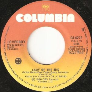Lady Of The 80s by Loverboy