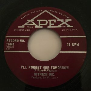 I'll Forget Her Tomorrow by Witness Inc.