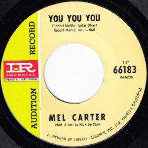 You You You by Mel Carter