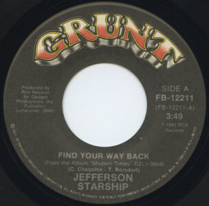 Find Your Way Back by Jefferson Starship