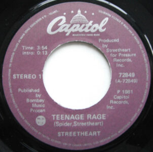 Teenage Rage by Streetheart