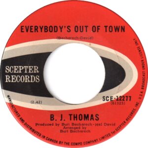 Everybody's Out Of Town by B.J. Thomas