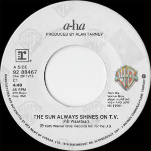 The Sun Always Shines On T.V. by A-ha The Sun Always Shines On T.V. by A-ha