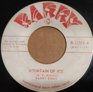 Mountain Of Ice/School Days by Barry Ennis Mountain Of Ice/School Days by Barry Ennis