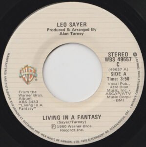 Living In A Fantasy by Leo Sayer Living In A Fantasy by Leo Sayer